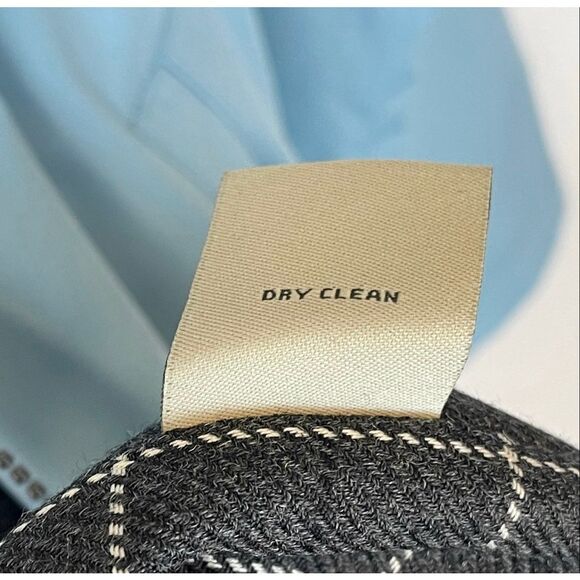 L.L. BEAN Women Trench Coat Large Petite Blue Hooded Long Rain Jacket Wool Lined - Picture 7 of 13